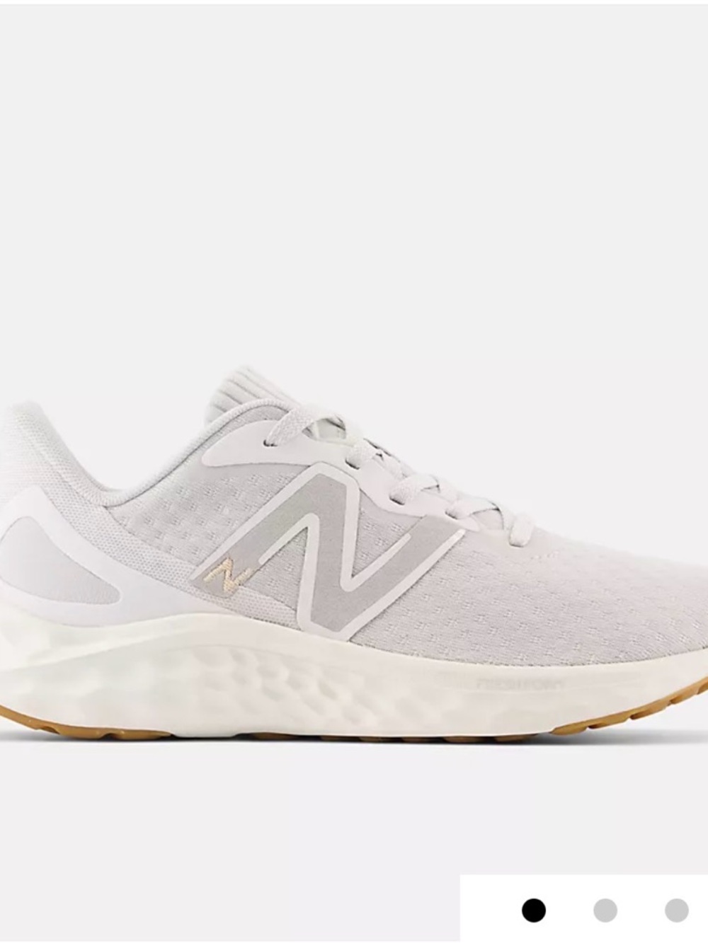 New Balance Fresh Foam Women's Lightweight Running Sneaker - White, size 8